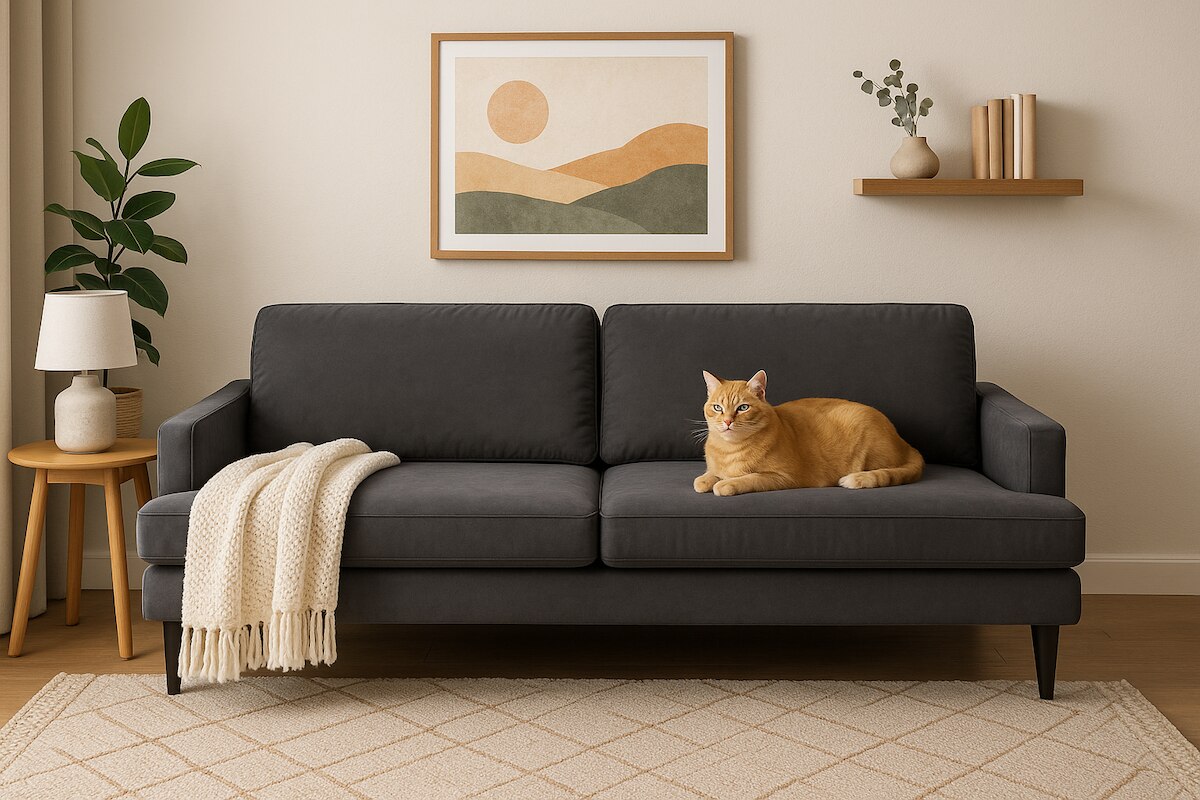 Cat on chair
